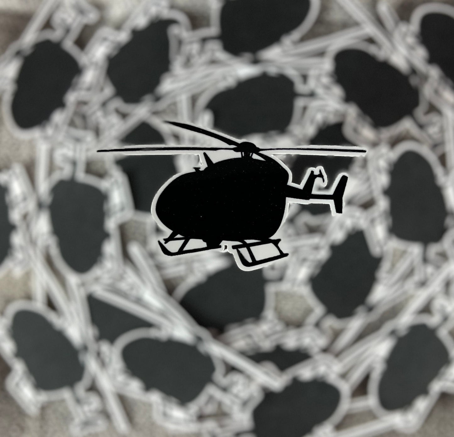 LUH-72 Lakota / Eurocopter EC145 Helicopter 3/4 Angled View Vinyl Sticker