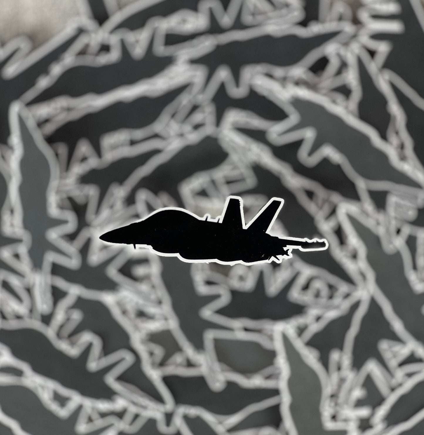 McDonnell Douglas F-18 3/4 View Airplane Sticker