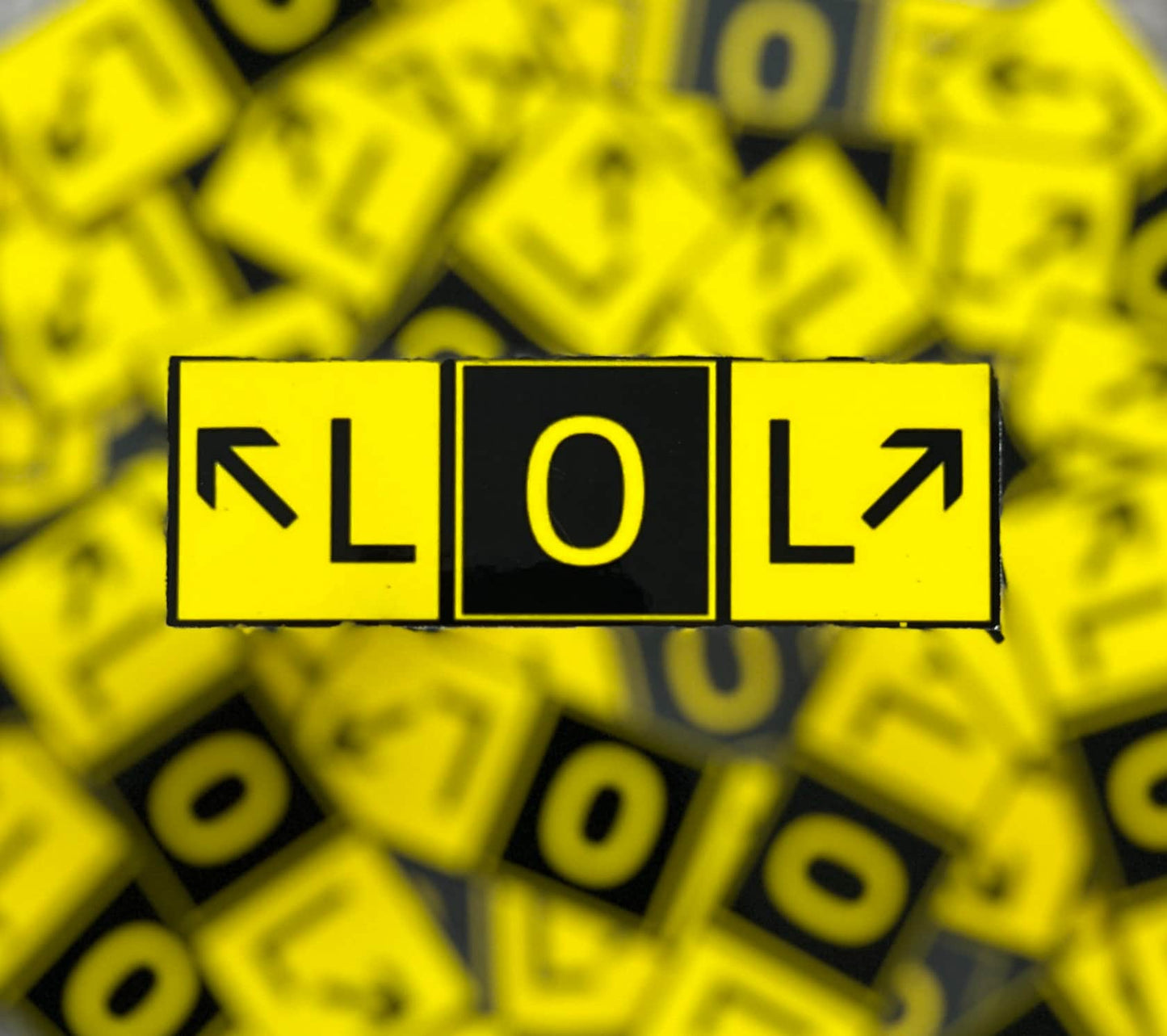 LOL Laugh Out Loud Airport Taxiway Signs Sticker