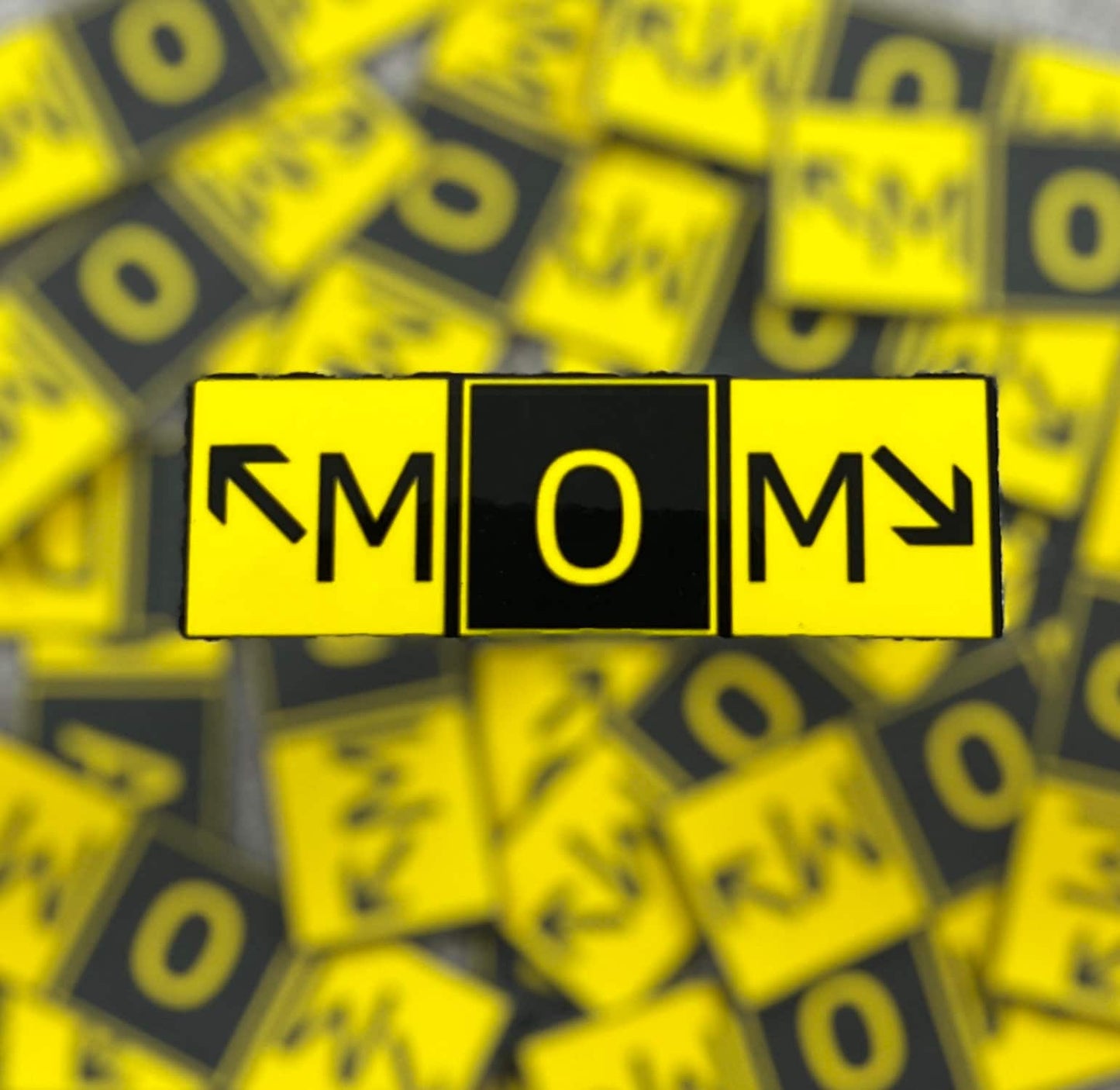 Aviator MOM Code Airport Signs Sticker
