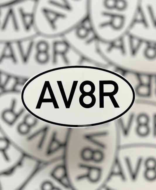 AV8R sticker (Aviator)