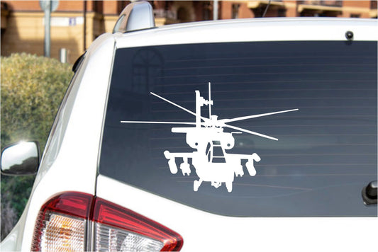 AH-64 Apache Helicopter US Army Decal