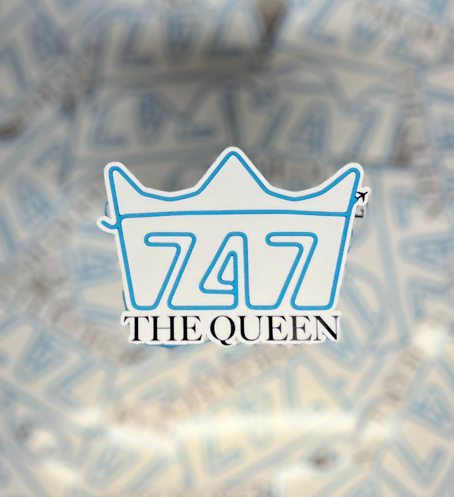 Boeing 747, The Queen's Last Flight Path Sticker
