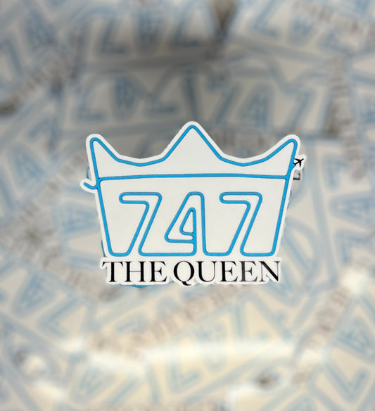 Boeing 747, The Queen's Last Flight Path Sticker