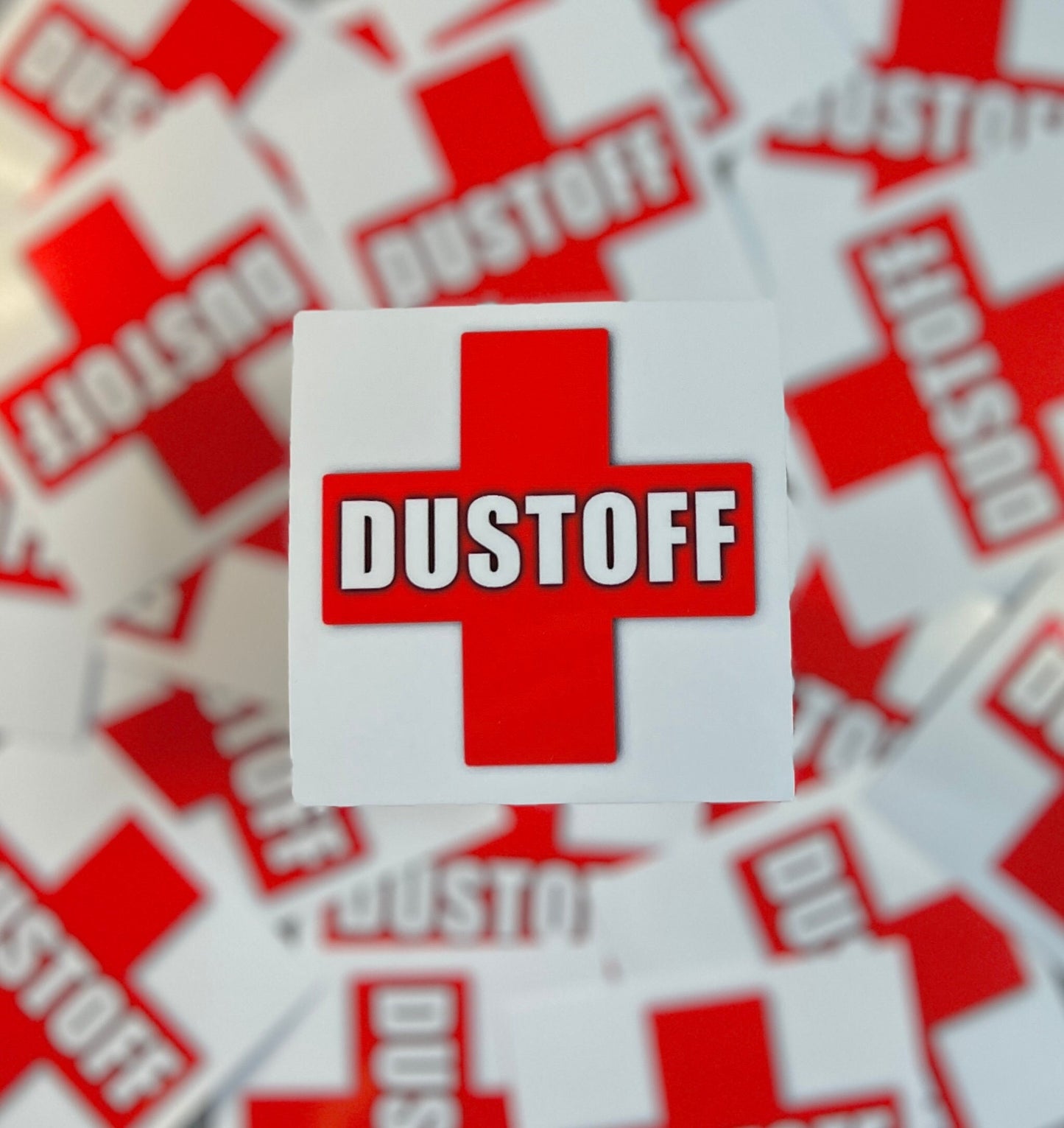 DUSTOFF / MEDEVAC Red Cross Sticker