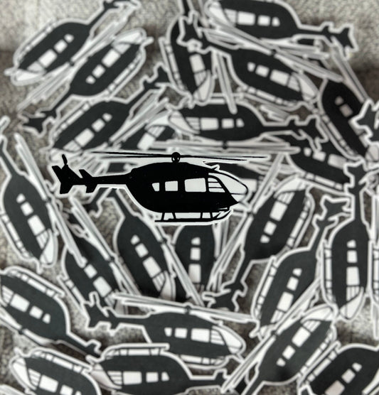 LUH-72 Lakota / Eurocopter EC145 Helicopter Side View Vinyl Sticker